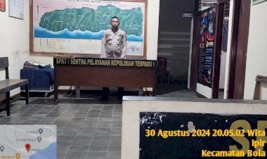 MENJAGA-KAMTIBMAS-POLSEK-BOLA--RUTIN-LAKSANAKAN-PATROLI-DAN-SAMBANG-WARGA