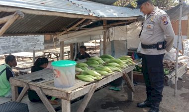 Menjelang-Pemilukada-Serentak,-Piket-SPKT-II-Polsek-Waigete-Patroli-Rutin-Guna-Wujudkan-Sitkamtibmas-Kondusif