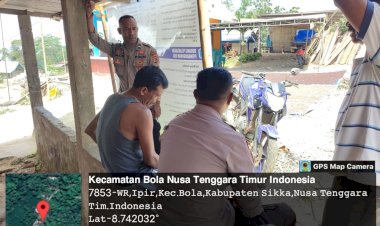 MENJAGA-KAMTIBMAS-POLSEK-BOLA--RUTIN-LAKSANAKAN-PATROLI-DAN-SAMBANG-WARGA