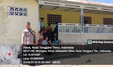 POLSEK-NELLE-POLRES-SIKKA-RUTIN-LAKSANAKAN-PATROLI-DAN-SAMBANG-WARGA-SERTA-PENGAMANAN-IBADAH-MISA