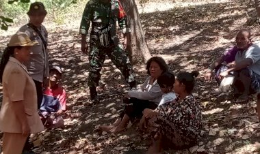 BAHABINKAMTIBMAS-POLSEK-NELLE-LAKSANAKAN-PROBLEM-SOLVING-SENGKETA-TANAH-WARGA-KOTING.