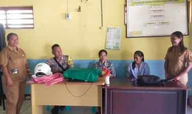 BHABINKAMTIMBAS-POLSEK-NELLE-LAKSANAKAN-PATROLI-PEMANTAUAN-LOKASI-TPS-WIL-KEC.NELLE