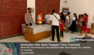 Personil-Pospol-KPPP-Laut-Polsek-Alok-Polres-Sikka-Gencarkan-Giat-Patroli-Sepanjang-Wilayah-Pelabuhan-L.Say-Maumere.