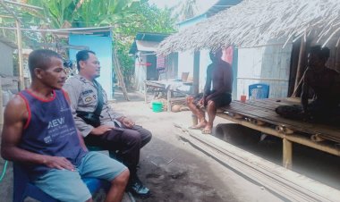 BHABINKAMTIBMAS-POLSEK-LELA-POLRES-SIKKA-GIATKAN-PATROLI-DIALOGIS-DAN-SAMBANG-WARGA-DESA-BINAAN.