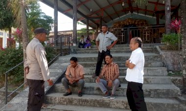 Bhabinkamtibmas-Desa-Dobo-Gelar-“Minggu-Kasih”-Bersama-Umat-Gereja-St.-Maria-Immaculata-Lekebai