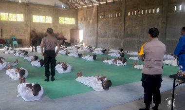 GUNA-MEMENUHI-SYARAT-USULAN-KENAIKAT-PANGKAT,40-PERSONIL-POLRES-SIKKA-LAKSANAKAN-UJIAN-BELA-DIRI-POLRI