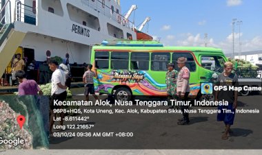 Jamin-Keamanan,-Personil-KP3-Laut-Maumere-Lakukan-Patroli-di-Areal-Pelabuhan
