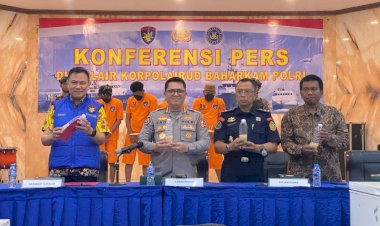 Ditpolair-Baharkam-Polri-Amankan-4-Pelaku-Penyelundupan-134-Ribu-Baby-Lobster-di-Banten,-Negara-Dirugikan-Rp32,8-Miliar