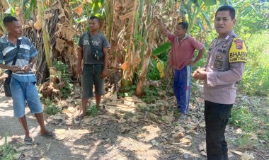 Bhabinkamtibmas-Melakukan-Patroli-Sambang--Berikan-Himbauan-Kamtibmas