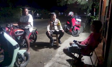 Polsek-Alok-Laksanakan-Patroli-Rutin,-Warga-Dihimbau-Jaga-Kamtibmas