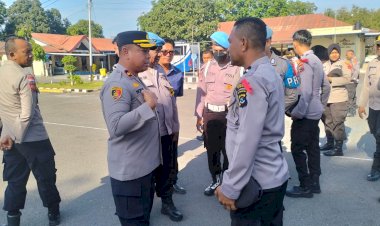 Polres-Sikka-Gelar-Apel-Fungsi,-Wakapolres-Tegaskan-Disiplin-Jelang-Pemilu-2024