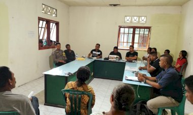 KAPOSPOL-KOTING-POLSEK-NELLE-POLRES-SIKKA-MENGIKUTI-RAPAT-EVALUASI-TINGKAT-DESA-KEC.KOTING