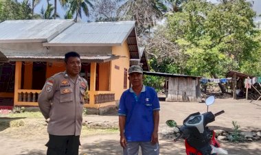 Bhabinkamtibmas-Desa-Wolowona,-Kecamatan-Paga,-Laksanakan-Patroli-untuk-Ciptakan-Rasa-Aman-di-Masyarakat