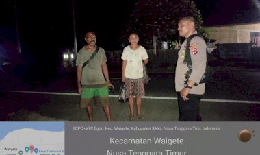 KEGIATAN-PATROLI-OLEH-PIKET-JAGA-POLSEK-WAIGETE---POLRES-SIKKA.