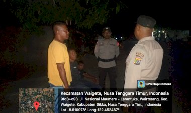 KEGIATAN-PATROLI-OLEH-PIKET-JAGA-POLSEK-WAIGETE---POLRES-SIKKA.