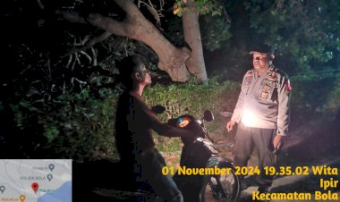 KEGIATAN-PATROLI-RUTIN*-OLEH-PIKET-JAGA-SPKT-REGU-2-POLSEK-BOLA-POLRES-SIKKA.