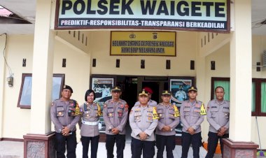 Pengecekan-Mako-dan-Lahan-Ketahanan-Pangan-Polsek-Waigete-oleh-Wakapolres-Sikka