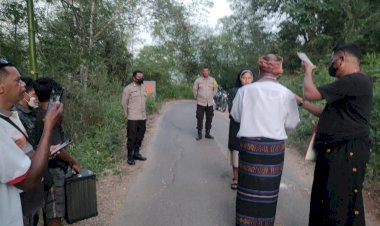 Polsek-Paga-Laksanakan-Giat-Penjemputan-dan-Pengawalan-Yubilaris-Suster-Susiana-PIJ