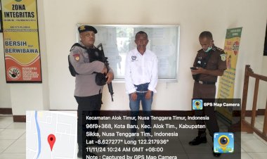 SATUAN-SAMAPTA-POLRES-SIKKA-LAPORAN-GIAT-KAWAL-DAN-PENGAMANAN--SIDANG-TAHANAN-DIKANTOR-PENGADILAN-NEGERI-MAUMERE