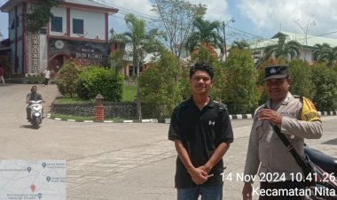 Kegiatan-Patroli-Rutin-di-wilayah-Hukum-Polsek-Nita---Polres-Sikka-oleh-Piket-Jaga-SPKT-Regu-III-(Tiga)