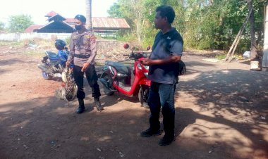 Polsek-Alok-Gerebek-Judi-Sabung-Ayam-Barang-Bukti-Diamankan