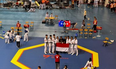 Ikuti-Kejuaraan-Terbuka-Quang-Ninh-Vietnam,-Taekwondo-Garuda-Bhayangkara-Presisi-Polri-Raih-8-Emas
