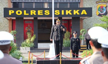 Kapolres-Sikka-Pimpin-Upacara-Peringatan-Hari-Bela-Negara-ke-76