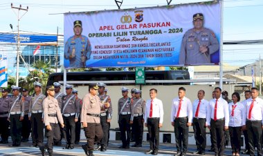 Apel-Gelar-Pasukan-Operasi-Lilin-Turangga-2024,-Polres-Sikka-Siap-Amankan-Nataru