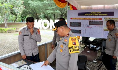 Wakapolres-Sikka-Tinjau-Kesiapan-Posko-Operasi-Lilin-Turangga-2024