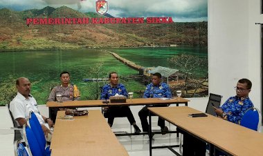 Kabag-SDM-Polres-Sikka-Hadiri-Rakor-Pengendalian-Inflasi-2024