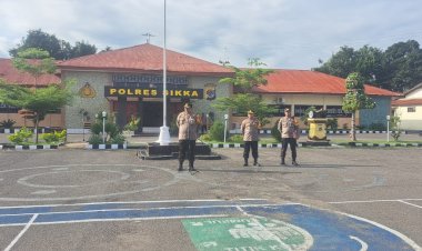 Polres-Sikka-Gelar-Apel-Kesiapan-Pengamanan-Misa-Natal-2024