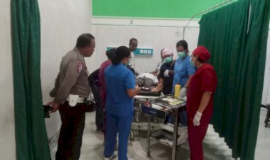 Kecelakaan-Lalu-Lintas-di-Pertigaan-Jalan-Baru-Alok-Timur,-Dua-Pengendara-Alami-Luka-Luka