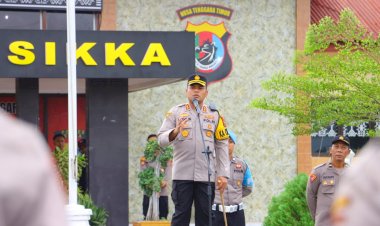 Polres-Sikka-Gelar-Apel-Pagi:-Kapolres-Tekankan-Bijak-Bermedia-Sosial-dan-Antisipasi-Kasus-Pencurian