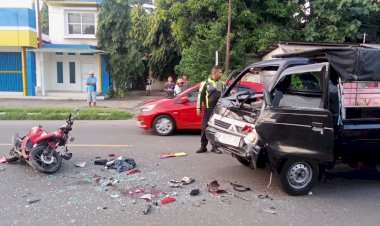 Kecelakaan-di-Sikka:-Pengendara-Motor-Tewas,-Dua-Penumpang-Mobil-Terluka