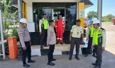 Kasat-Samapta-Polres-Sikka-Lakukan-Pengecekan-Pengamanan-Objek-Vital-dan-Jalin-Silaturahmi-dengan-Pimpinan-Obvitnas/Obviter