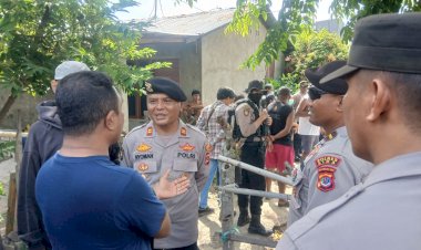 Pengamanan-Eksekusi-Rumah-dan-Tanah-di-Kelurahan-Madawat-oleh-Polres-Sikka-Berjalan-Kondusif
