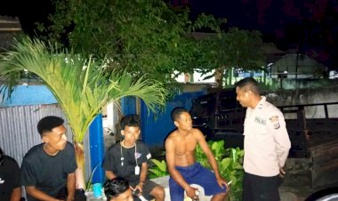 PATROLI-RUTIN-DI-WILKUM-POLSEK-LELA-OLEH-PIKET-JAGA-SPKT--POLSEK-LELA-POLRES-SIKKA.