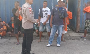 PERSONIL-POSPOL-KPPP-LAUT-POLSEK-ALOK-POLRES-SIKKA-LAKSANAKAN-PATROLI-RUTIN