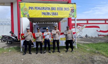 Operasi-Ketupat-Turangga-2025-Resmi-Berakhir,-Kapolres-Sikka-Apresiasi-Dedikasi-Personel