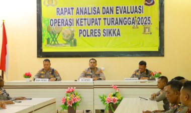 Polres-Sikka-Gelar-Anev-Akhir-Operasi-Ketupat-Turangga-2025:-Kapolres-Tegaskan-Optimalisasi-Kendaraan-Operasional-dan-Kesiapan-Semana-Santa