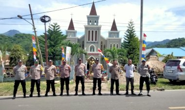 “Ribuan-Umat-Hadiri-Ziarah-Yubileum,-Polsek-Paga-Pastikan-Ibadah-Berjalan-Aman-dan-Khidmat”