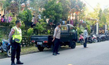 POLRES-SIKKA-JAJARAN-LAKSANAKAN-PENGAMANAN-MISA-PASKAH-KE-2