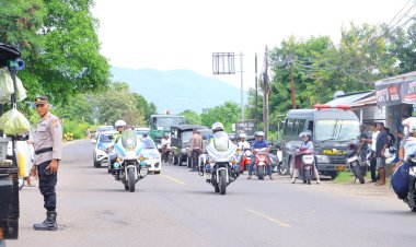 Skenario-Keamanan-Dimatangkan,-Polres-Sikka-Gelar-Gladi-Jelang-Kunjungan-Wapres