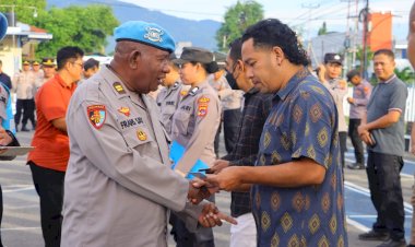 Disiplin-dan-Kesiapsiagaan-Jadi-Fokus:-Polres-Sikka-Gelar-Apel-Pagi-Rutin,-Pemeriksaan-Personel,-dan-Latihan-Beladiri