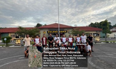 Kapolres-Sikka-Dan-Wakapolres-Sikka-Laksanakan-Olahraga-Bersama-Warga,-Perkuat-Kebersamaan-Dan-Kesehatan