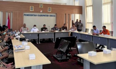 Dukung-Penuh-Pemda,-Wakapolres-Sikka-Sepakat-Naikkan-Status-Bencana-Erupsi-Lewotobi