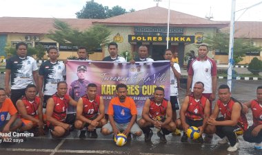 Semarak-Semifinal-Kapolres-Cup-Voli-Warnai-HUT-Bhayangkara-ke-79-di-Polres-Sikka
