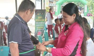 Polres-Sikka-Gelar-Bakti-Kesehatan-Gratis-di-HUT-Bhayangkara-ke-79:-Polri-Hadir-untuk-Masyarakat