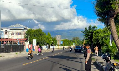 POLRI-UNTUK-MASYARAKAT-:-KEGIATAN-RUTIN-PATROLI--PAGI-DAN-PENGATURAN-LALU-LINTAS-OLEH-UNIT-TURJAWALI-SAT.-SAMAPTA-POLRES-SIKKA.