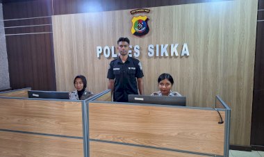 Wujud-Nyata-Polri-untuk-Masyarakat-:-Polres-Sikka-Siaga-Melayani-Lewat-Call-Centre-110
